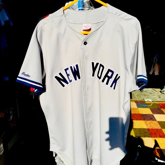 NY YANKEES Rawlings Jersey Retired #6 Official MLB In Excellent Condition - Picture 1 of 5